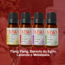 Kit dia dos namorados - óleos essenciais - 8bio