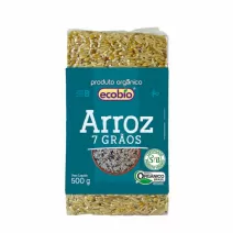 Arroz 7 Grãos Produto Orgânico - Alto Vácuo - Caixa com 12