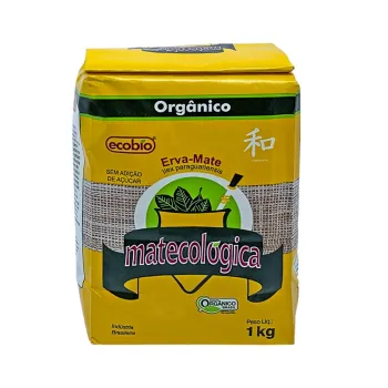 Erva Mate Matecológica - 1KG Produto Orgânico - Caixa com 10 unidades