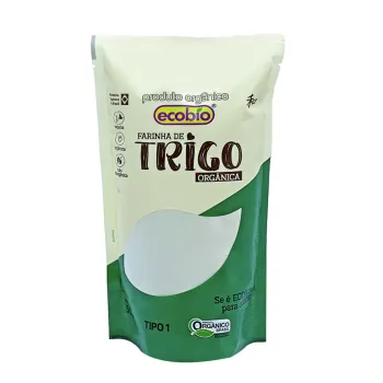 Farinha de Trigo Branca Produto Orgânico - Caixa com 10 unidades