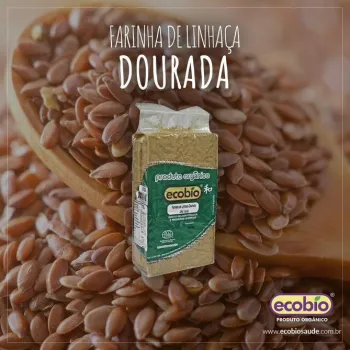 Farinha de Linhaça Dourada Produto Orgânico