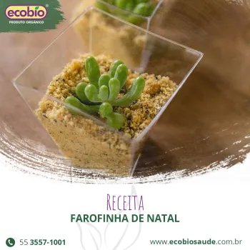 Receita: Farofinha de Natal