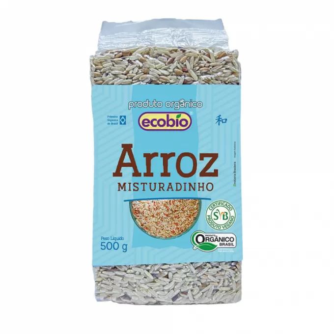 Arroz Misturadinho Produto Orgânico - Alto Vácuo - Caixa com 12