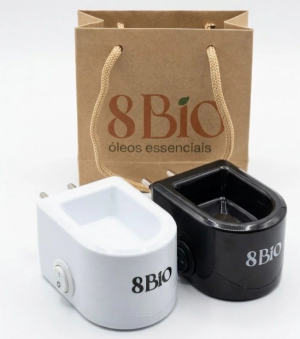 KIT DIFUSOR ELÉTRICO BRANCO E PRETO