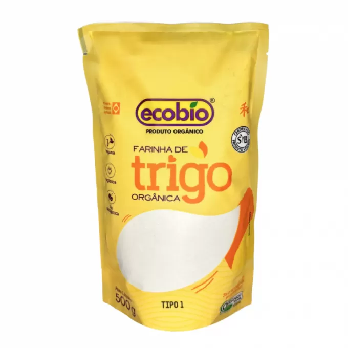 Farinha de Trigo Branca Produto Orgânico - Saca de 25kg