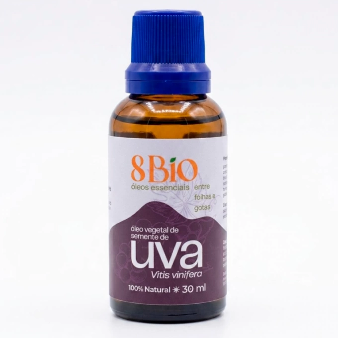 Óleo Vegetal de Semente de Uva 30ml 