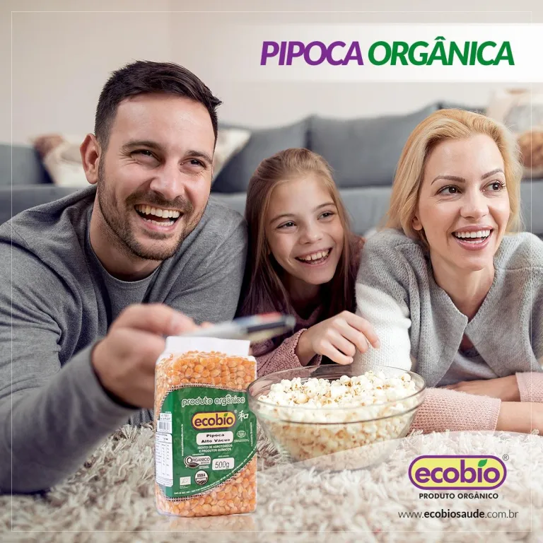 Pipoca Orgânica