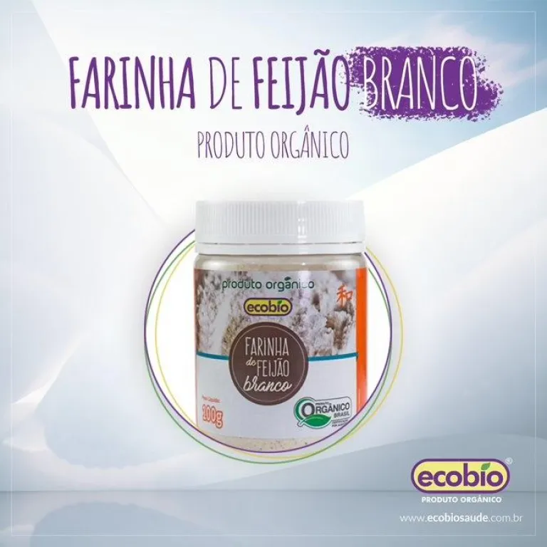 Farinha de Feijão Branco Orgânico