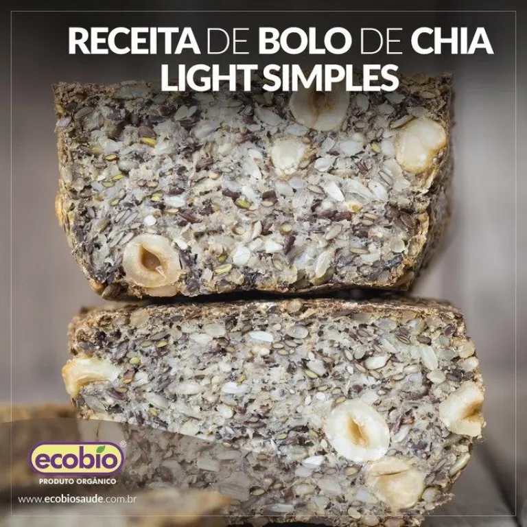 Bolo de Chia Light
