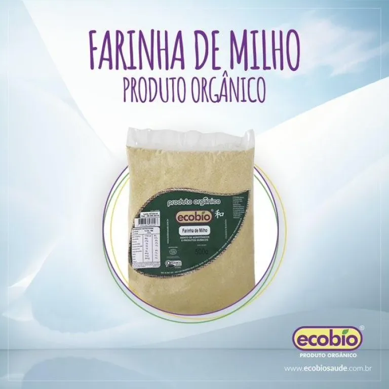 Farinha de Milho (Fubá) Orgânico
