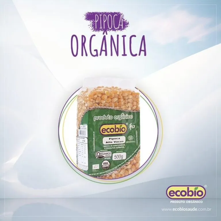 Pipoca Orgânica