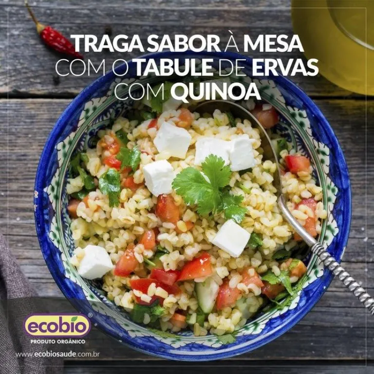 Tabule de ervas com quinoa