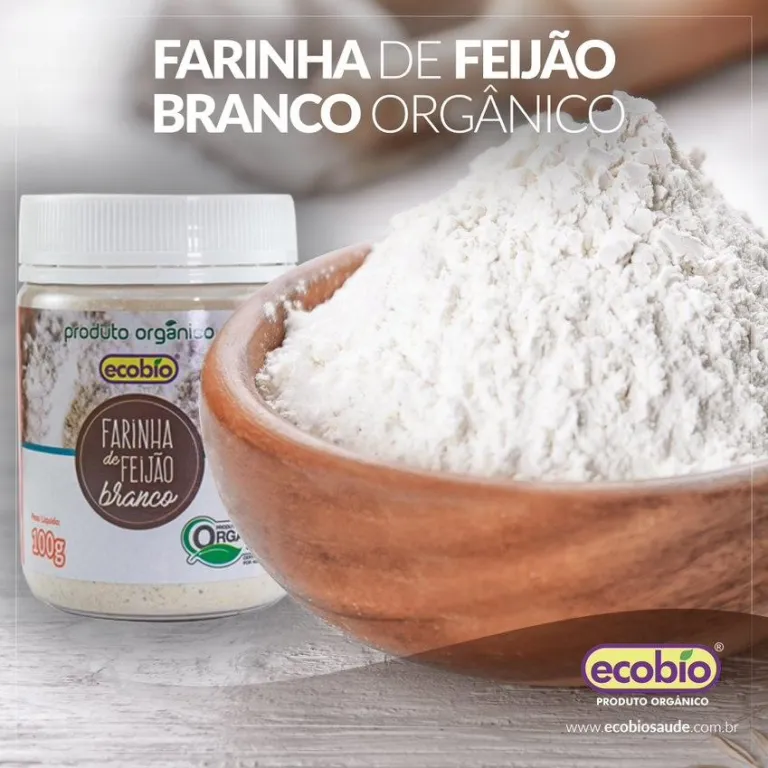 Farinha de Feijão Branco Orgânico