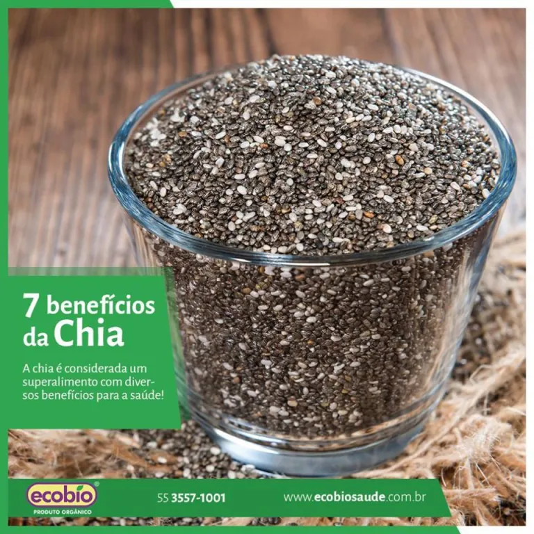 7 benefícios da Chia
