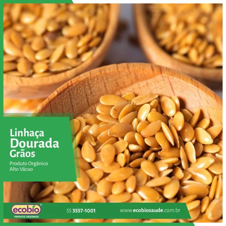 Linhaça Dourada em grãos