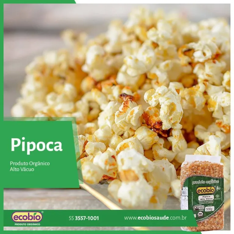 Pipoca Orgânica Alto Vácuo