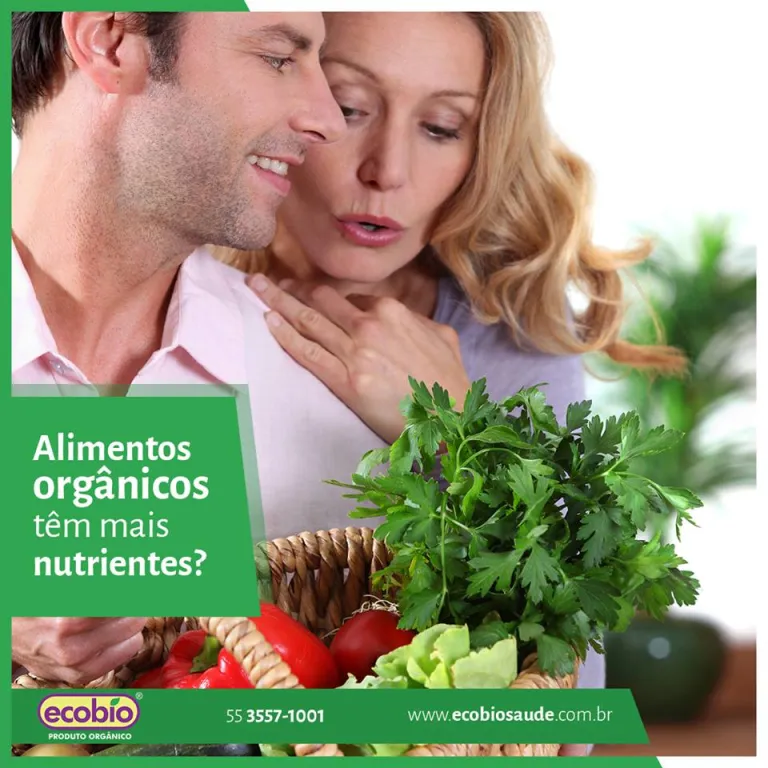 Alimentos orgânicos têm mais nutrientes?