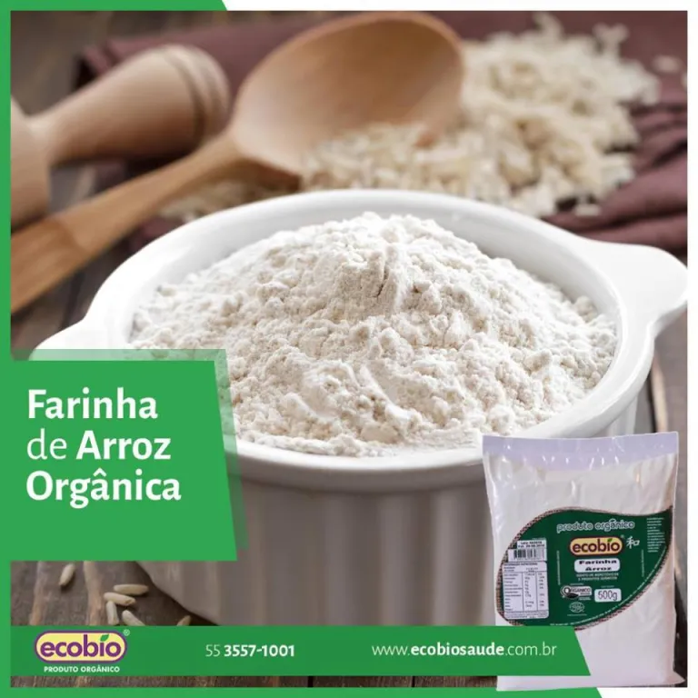 Farinha de Arroz Orgânica