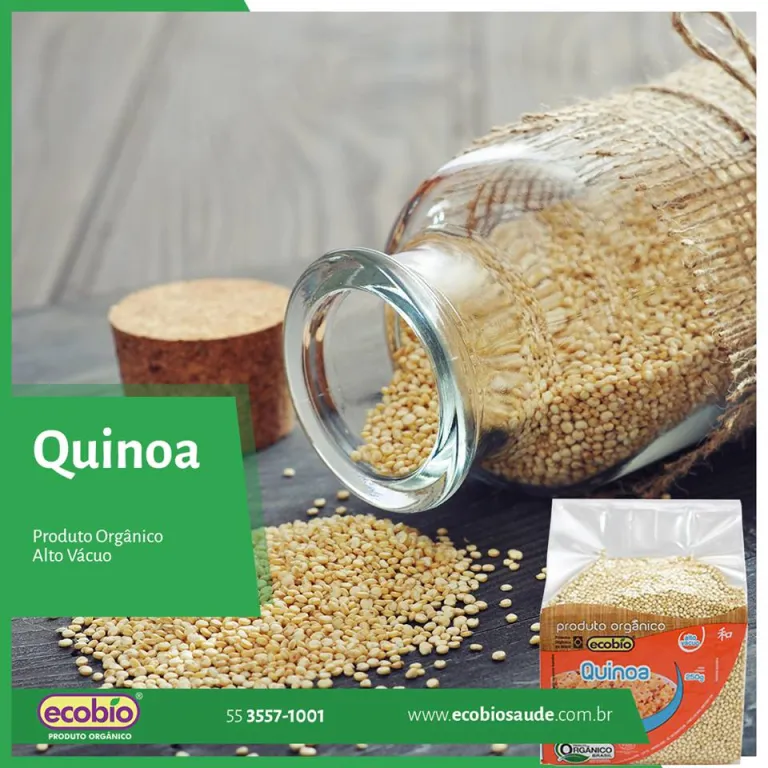 Quinoa Orgânica alto vácuo