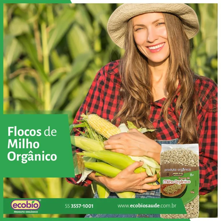 Flocos de Milho orgânico