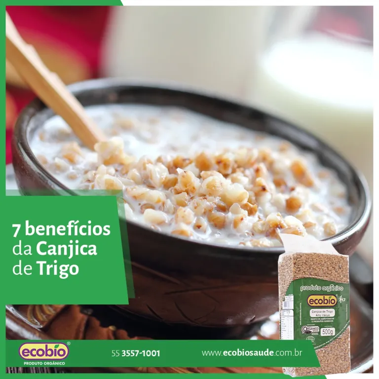 7 benefícios da Canjica de Trigo