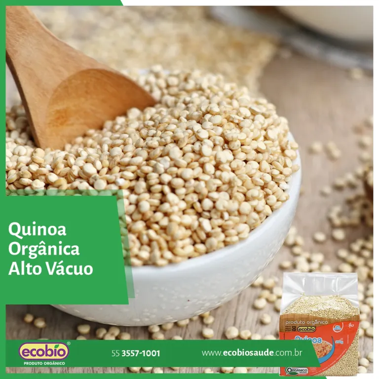 Quinoa Orgânica alto vácuo