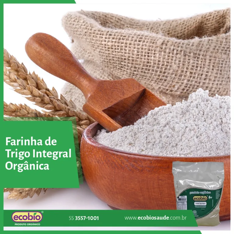 Farinha de Trigo Integral Orgânica