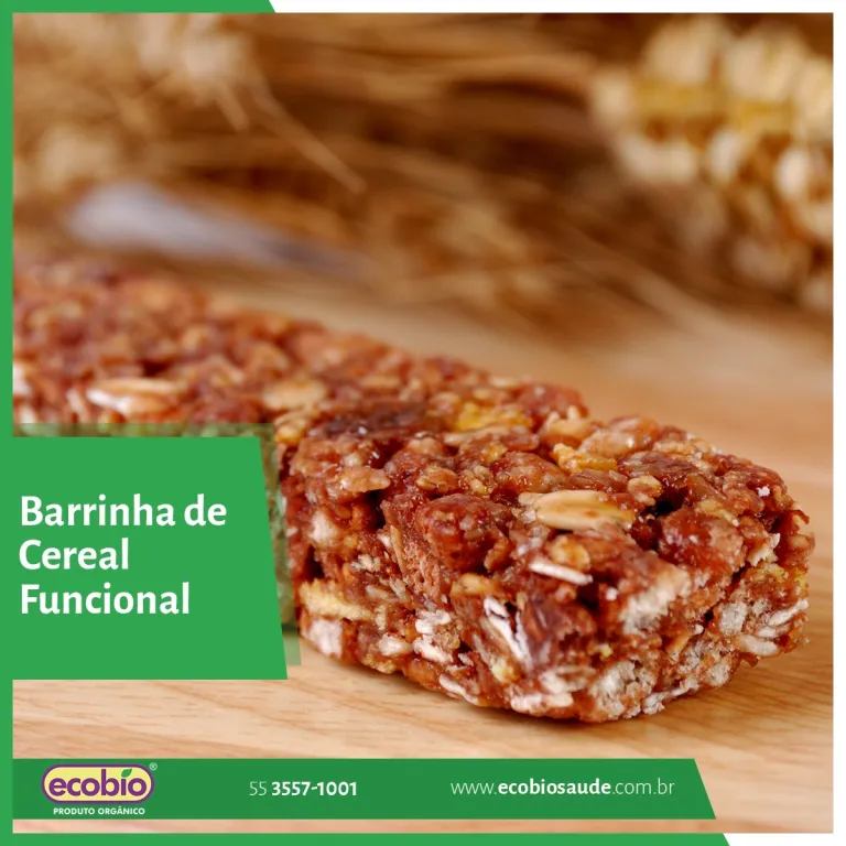 Barrinha de Cereal Funcional