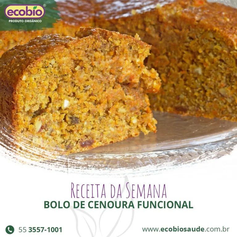 Bolo de Cenoura funcional
