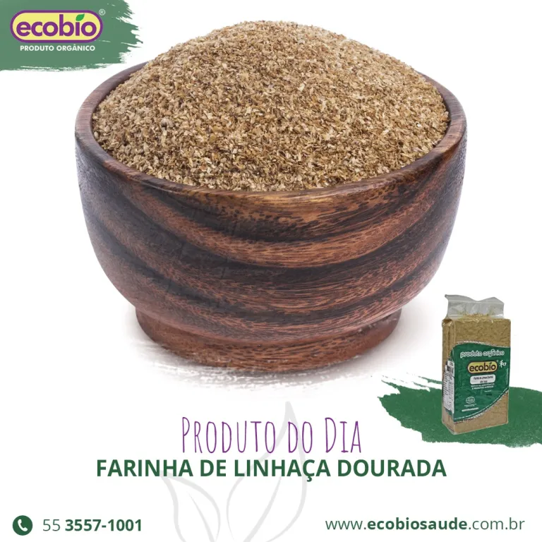 Farinha de Linhaça Dourada Orgânica