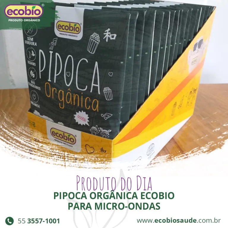 Pipoca Orgânica para micro-ondas