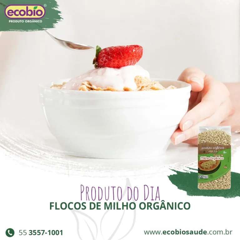 Flocos de Milho Orgânico