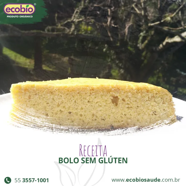 Receita: Bolo sem glúten vegano