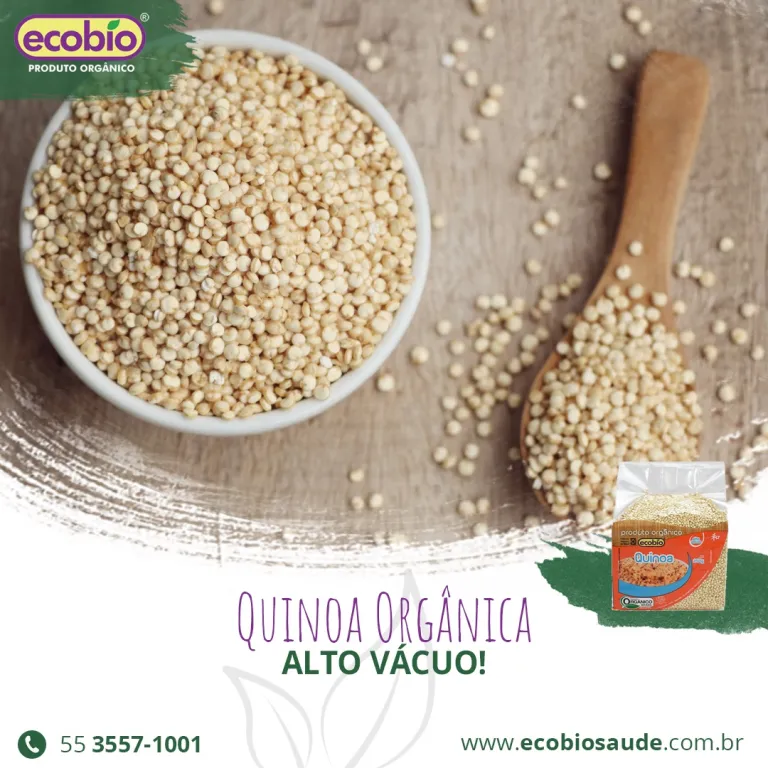 Quinoa Orgânica Alto Vácuo