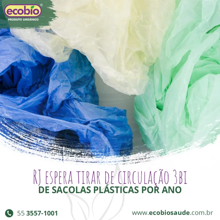 RJ espera tirar de circulação 3bi de sacolas plásticas por ano