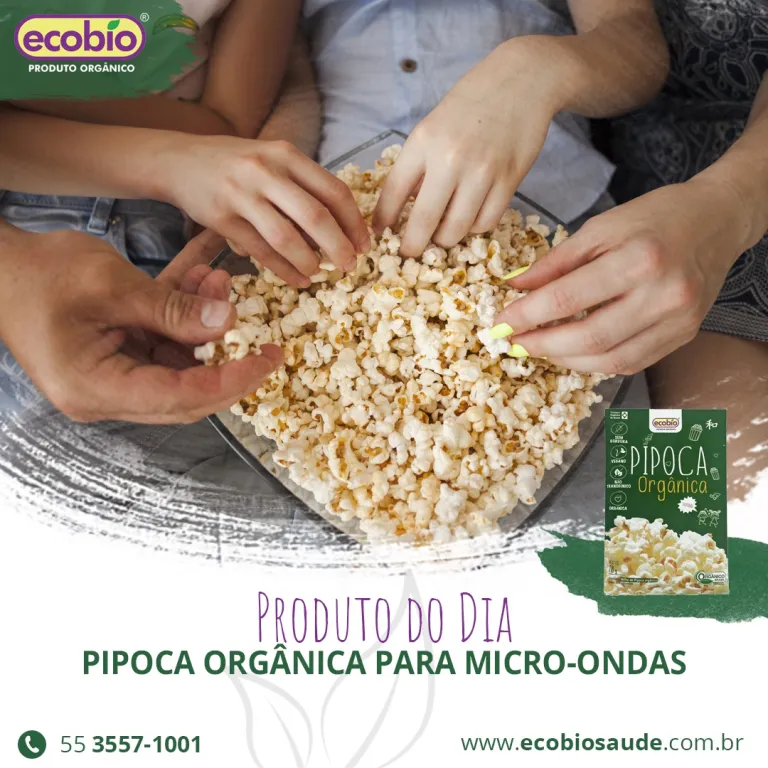 Pipoca Orgânica para micro-ondas
