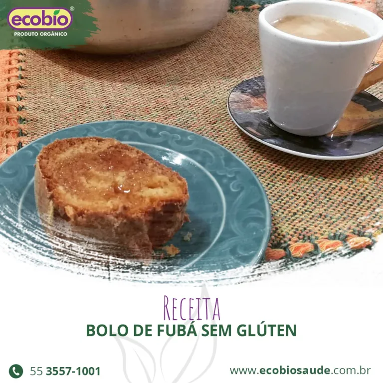 Receita: Bolo de Fubá sem glúten