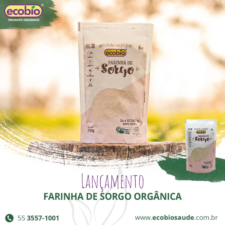 Lançamento: Farinha de Sorgo Orgânica