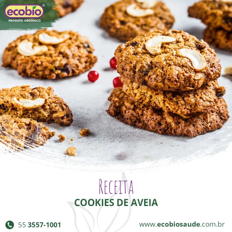 Receita: Cookies de Aveia