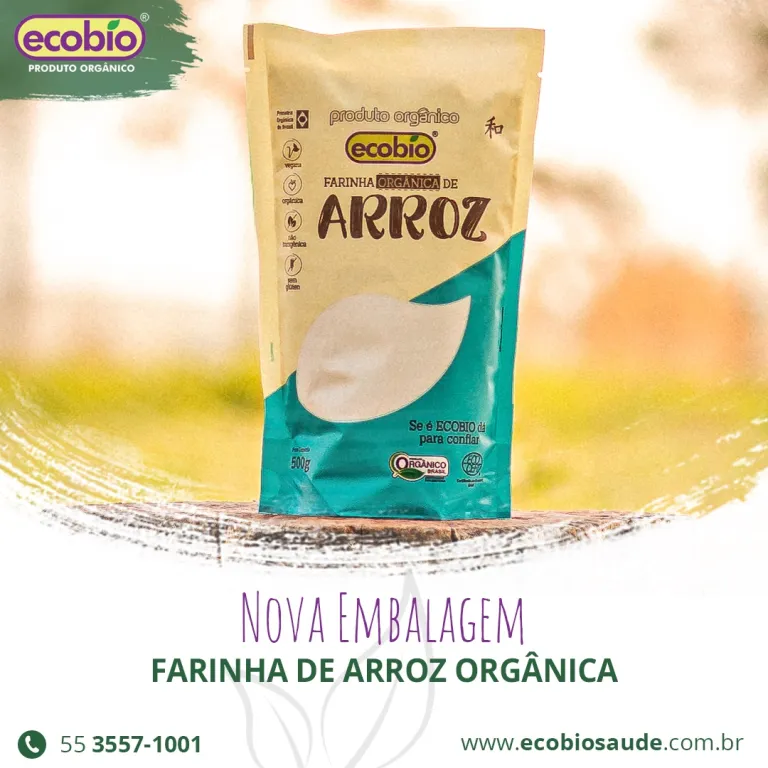 Farinha de Arroz Orgânica