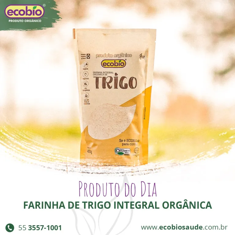 Farinha de Trigo Integral Orgânica