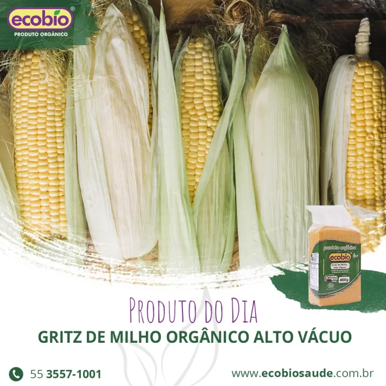 Gritz de Milho Orgânico