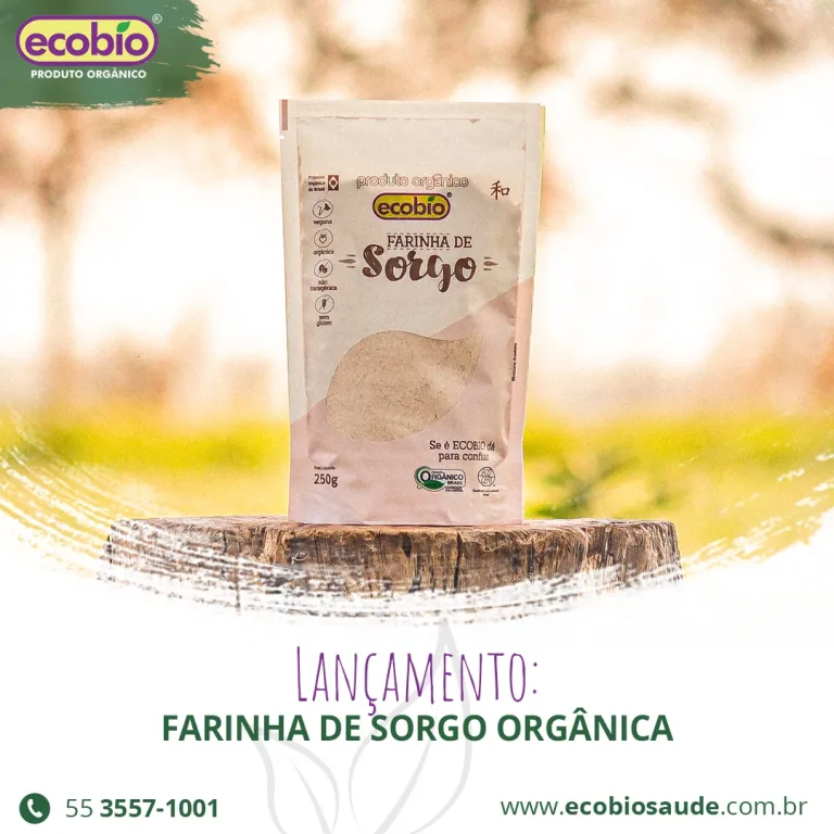 Lançamento: Farinha de Sorgo Orgânica