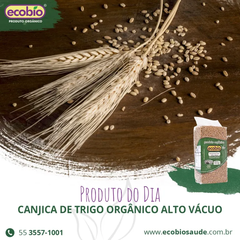 Canjica de Trigo Orgânico Alto Vácuo