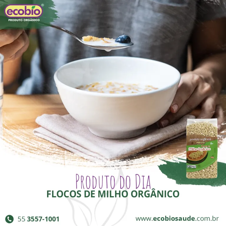 Flocos de Milho Orgânico