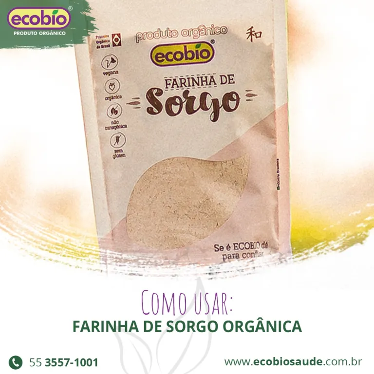 Como usar: Farinha de Sorgo Orgânica