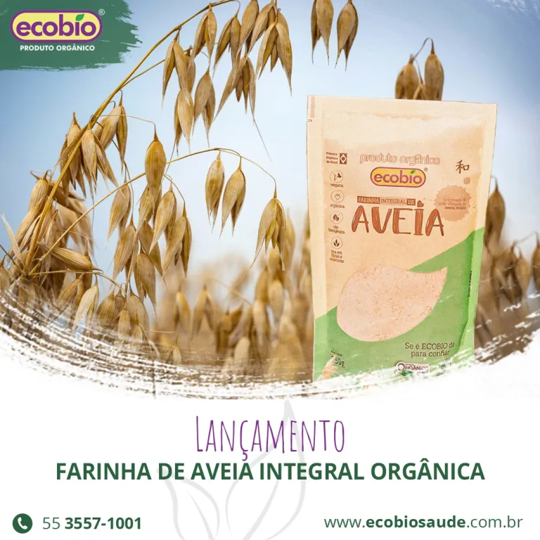 Farinha de Aveia Integral Orgânica