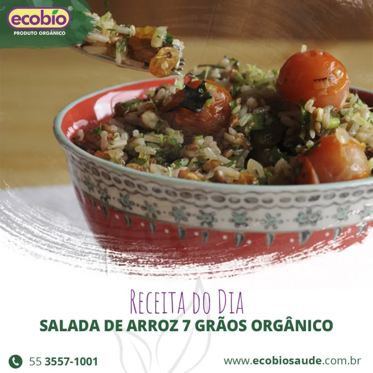 Receita: Salada de Arroz 7 Grãos Orgânico