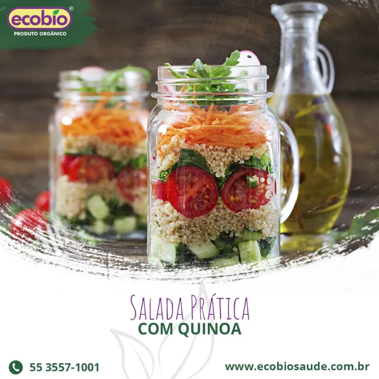 Salada prática com Quinoa