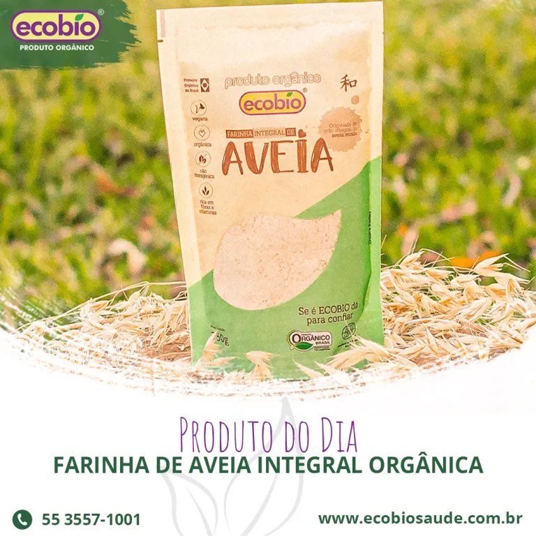 Lançamento: Farinha de Aveia Integral Orgânica